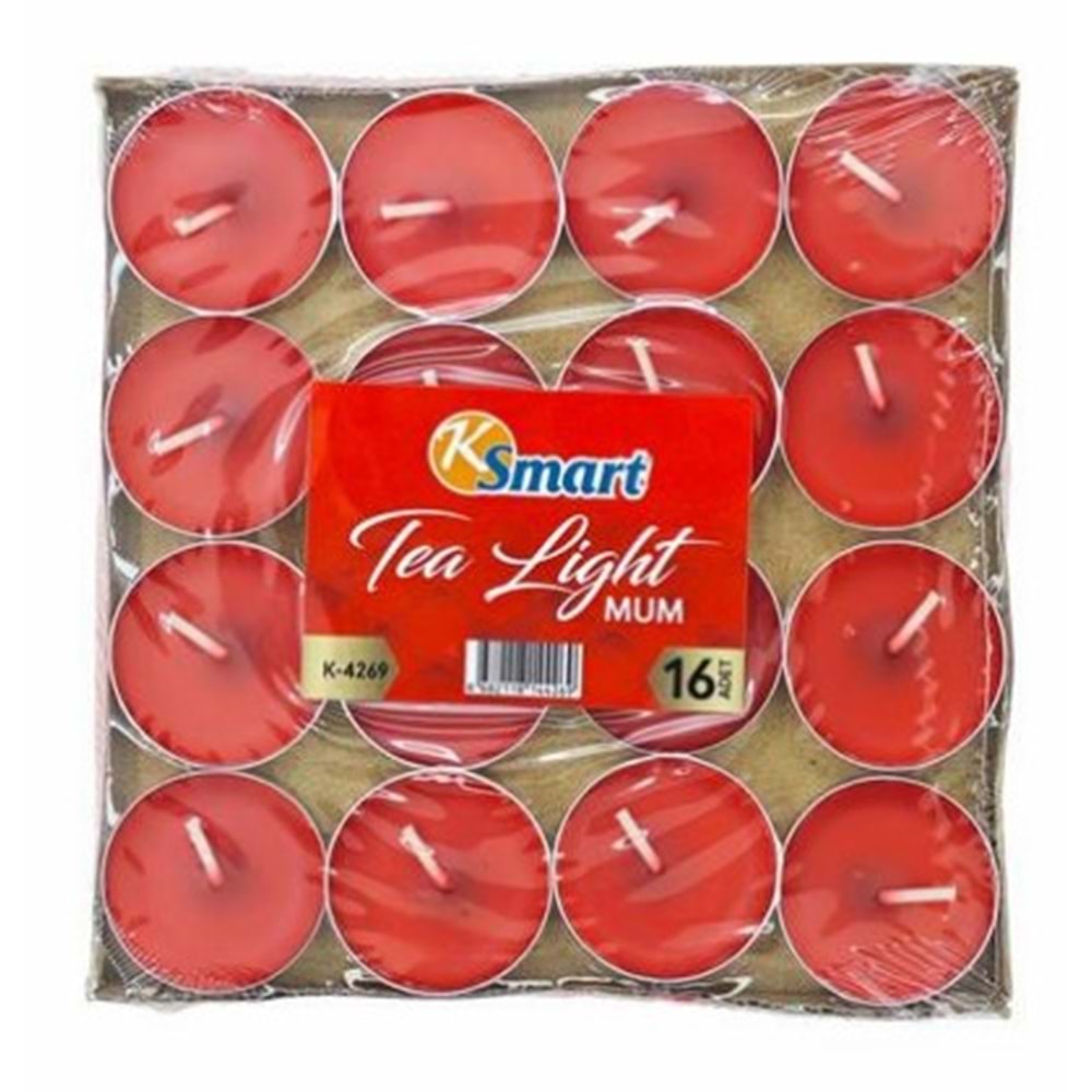 KSMART TEALİGHT MUM K-4269 16LI