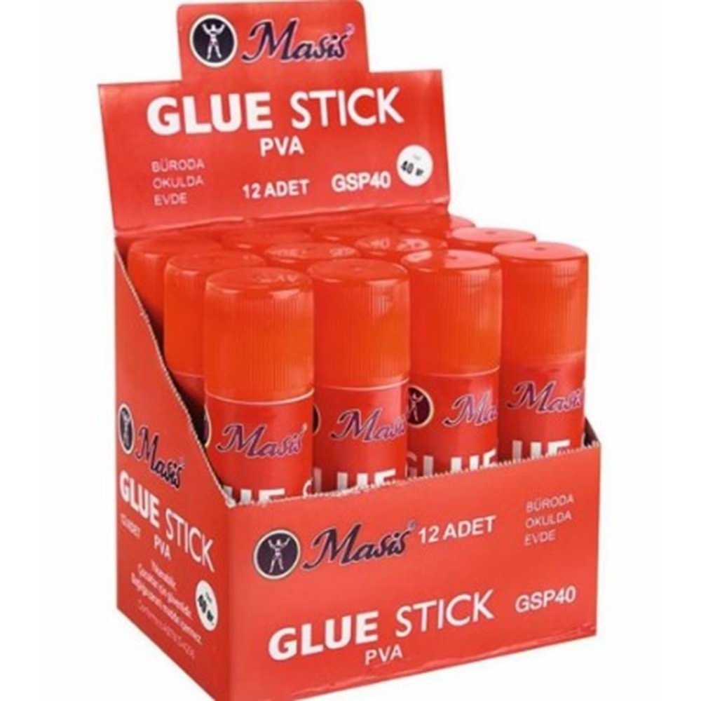 MASİS STİCK YAPIŞTIRICI 40 GR GSP40 *12
