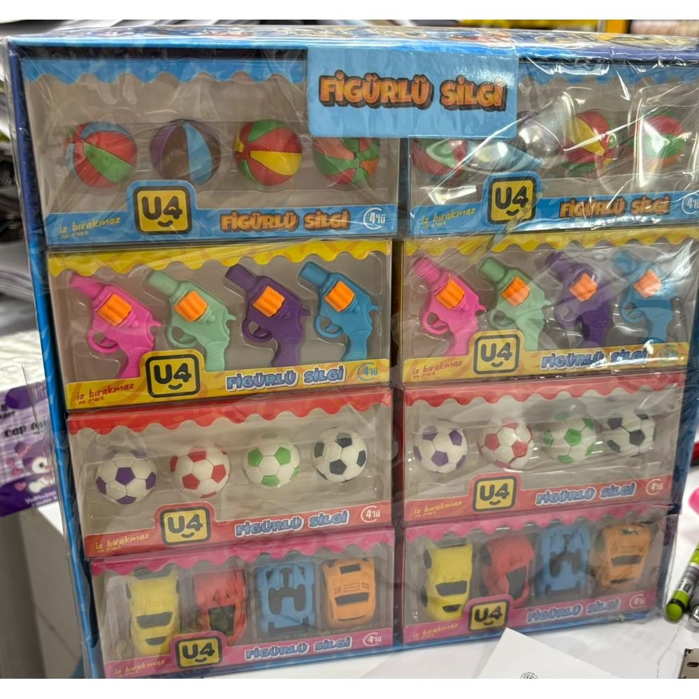 U-4 SİLGİ TOYS 4LÜ U4-7740 *24 *192