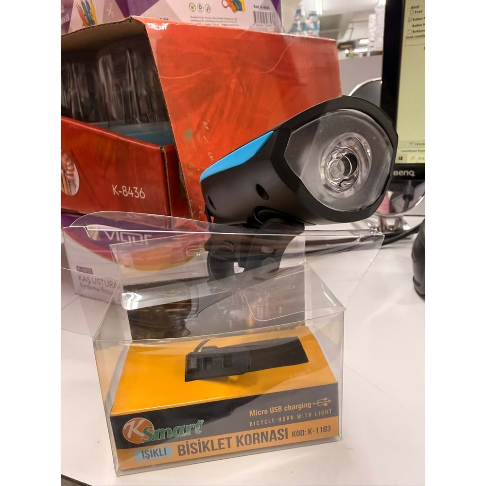 KSMART IŞIKLI BİSİKLET KORNA K-1183