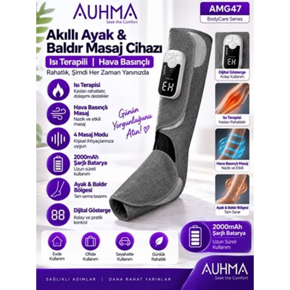AUHMA AMG47 AKILLI AYAK & BALDIR MASAJ ALETİ