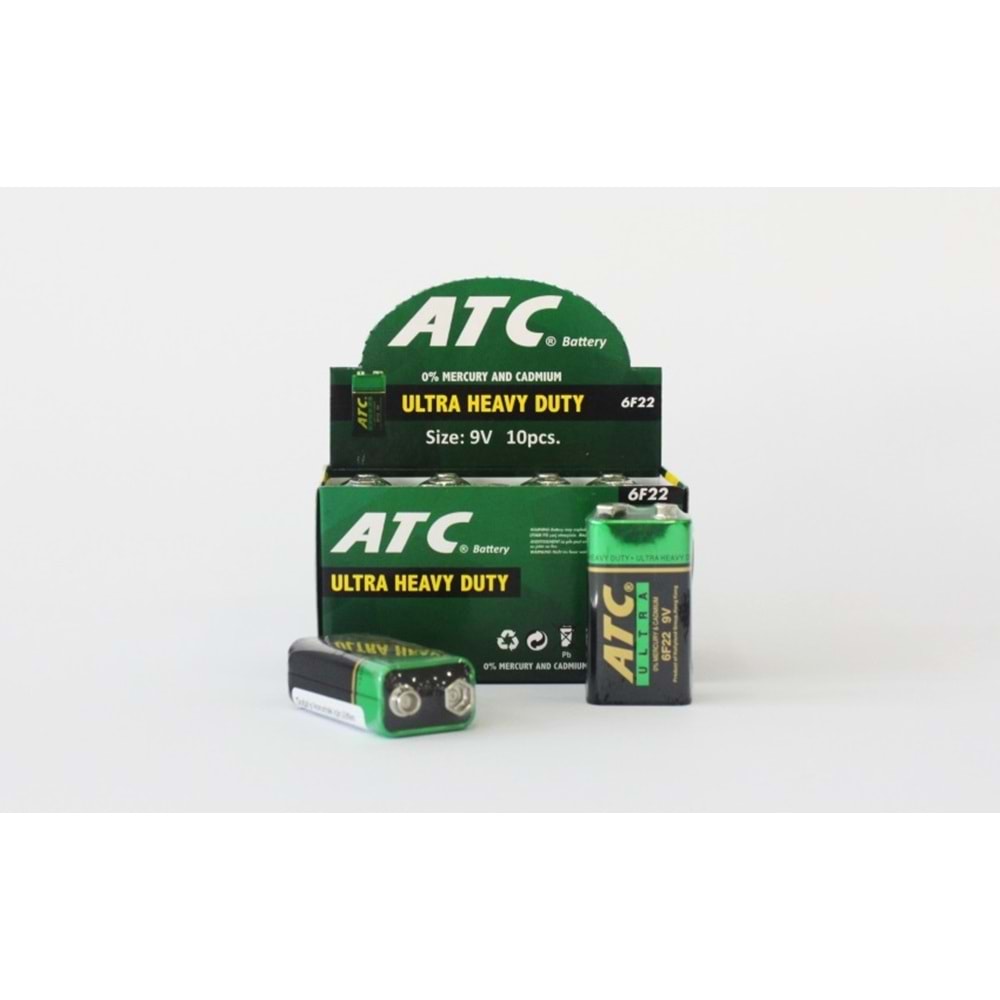 ATC 9 VOLT PİL 30*10 0668