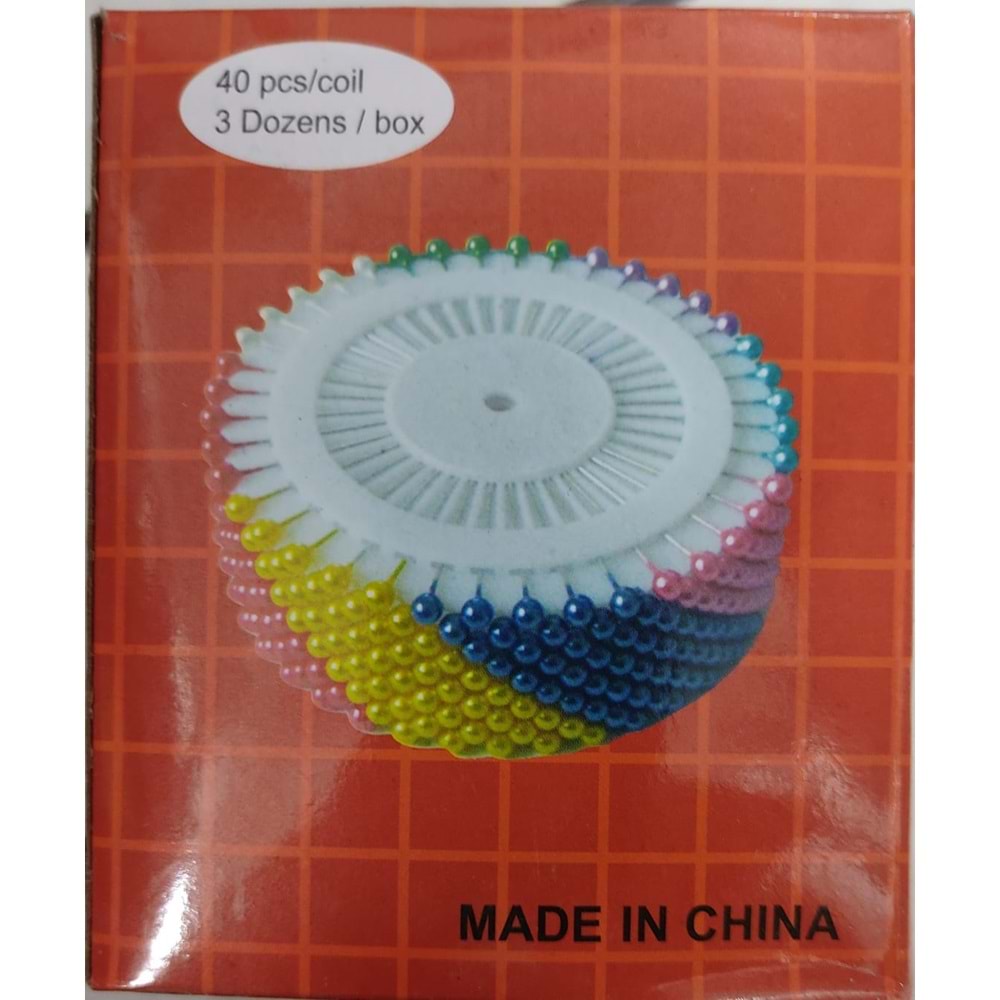 MLS COLOR PINS SİLİNDİR İĞNE SETİ 6038 *36