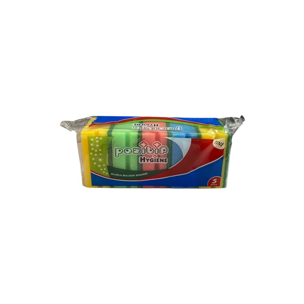 POZİTİF OLUKLU 5 Lİ SÜNGER KOD: 804 *36