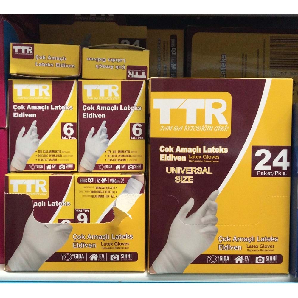 TTR 6 LI LATEKS ELDİVEN 4340 *24