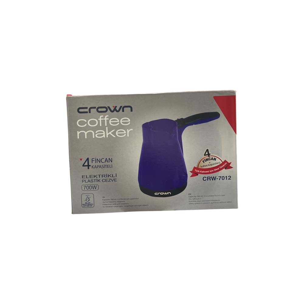 CROWN ELEKTRİKLİ CEZVE CRW-7012 CRW-7124