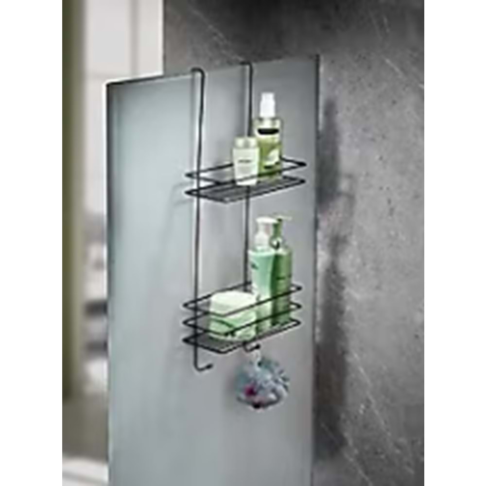 PARMEVA PMS390 ASILABİLİR DUŞ RAFI 2 KATLI