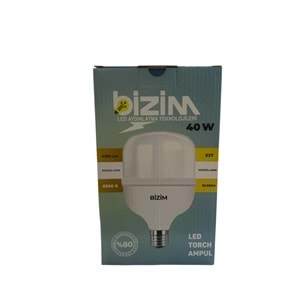 BİZİM 40 WATT LED TORCH AMPUL 2920 *50