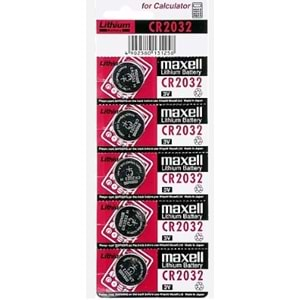 MAXELL CR2032 3V LİTHİUM PİL *5 *100*