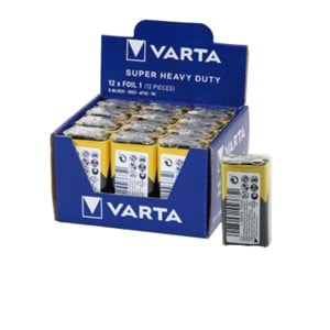VARTA 9 VOLT PİL *12 *18