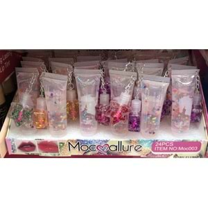 MOCMALLURE SİMLİ LİP GLOSS MOC001-3 *24