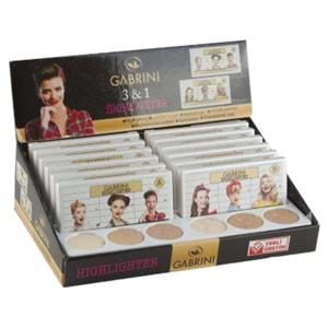 GABRİNİ 3 LÜ HİGHLİGTER 5581 *12