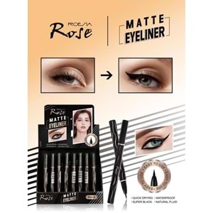 ROSE KALEM MATTE EYELİNER RO-6 *48