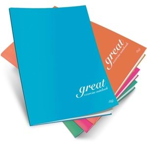 40/1 A-4 PLASTİK KAPAK DEFTER(GREAT) *12 *10*