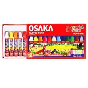 OSAKA 12 RENK PASTEL BOYA OPB-012 *12