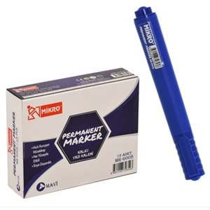 MİKRO MR-6008 MAVİ PERMANENT MARKER *12