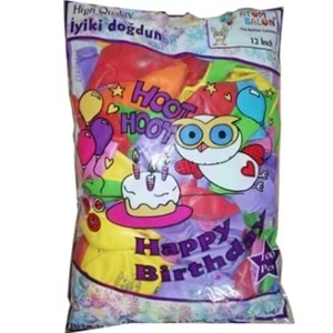 ATOM BALON BASKILI İYİKİ DOĞDUN 100 LÜ