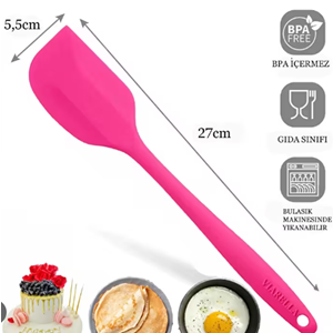YAKUT SİLİKON PASTA SPATULA BÜYÜK 10914
