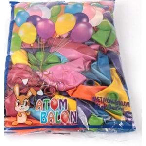 ATOM BALON METALİK KARIŞIK 4008 *100