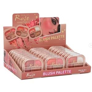 ROSE 4 LÜ ALLIK PALETİ RB-1 *24