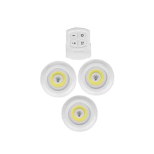 9A PRATİK 3 LÜ KUMANDALI PİLLİ LED 6426