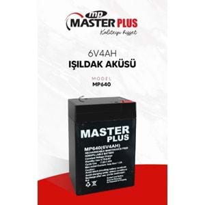 MASTERPLUS 6V4AH KURU AKÜ MP640