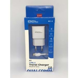 ACL TYPE-C ŞARJ ALETİ 10W 2.1A A6 AC-2 *10