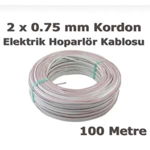 AKS KORDON KABLO 2*075 100MT