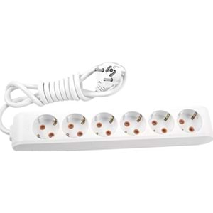 VİKO 6 LI 5 MT TOPRAKLI PRİZ *12