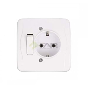 FAR F143 SIVA ALTI ANAHTARLI TOPR. PRİZ *15 *150