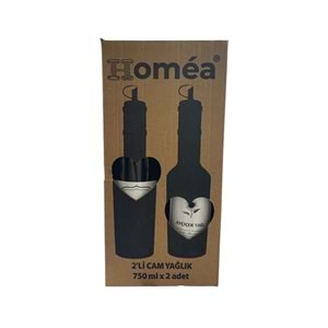 HOMEA 2 Lİ CAM YAĞLIK 0957