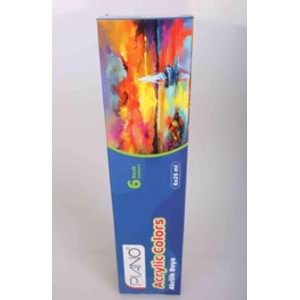 PİANO AKRİLİK BOYA 6 RENK 536782 9605 *72