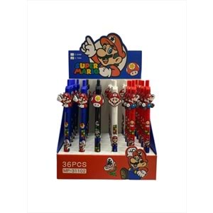 ALPER SUPER MARIO FİGÜRLÜ KALEM MP-31102 *36