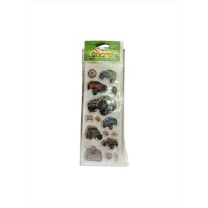 FİXPOİNT KARIŞI DESEN STICKER P-2663 *12