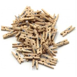 U-4 MİNİ NATURAL MANDAL U4-1068 *12