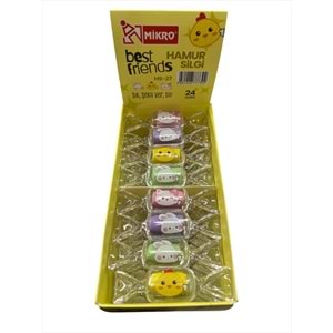 MİKRO BEST FRİENDS HAMUR SİLGİ HS-27 *24