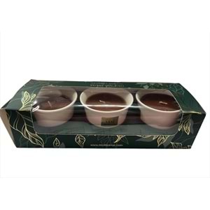 MUMSAN DEFNE MUM 3LÜ PORSELEN 1212 *12