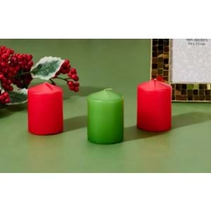 MUMSAN SİLİNDİR MUM 3LÜ 0078 *12