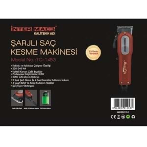 İNTER MAC3 SAÇ KESME MAK. TC-1453 *24