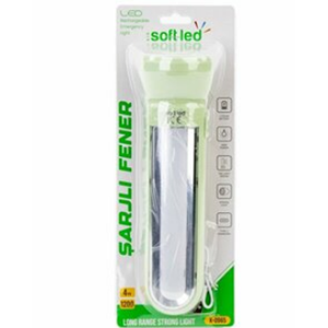 SOFTLED ŞARJLI EL FENERİ BÜYÜK K-0965