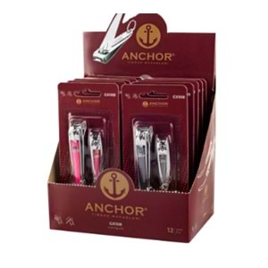ANCHOR 2Lİ RENKLİ TIRNAK MAKASI GX108 *12