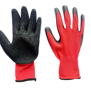 KOKO KIRMIZI SİYAH ELDİVEN ZEBRA *10