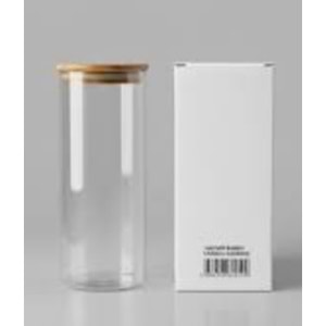 MİR BAMBU KAPAKLI KAVANOZ 1640 *24