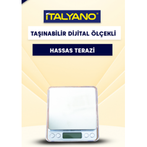 İTALYANO DİJİTAL HASSAS TERAZİ KA-853 *50