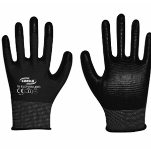 ZİMAK SİYAH TIRTIKLI ELDİVEN EL-150 *12