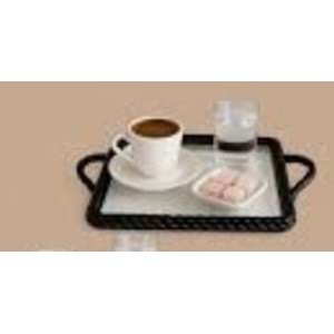 PARMEVA ÖRGÜ TEPSİ SİYAH-BEYAZ