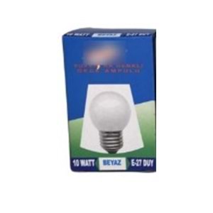 BONAS GECE AMPUL 10WATT BEYAZ 0037 *10