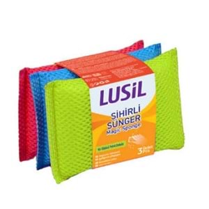 LUSİL SİHİRLİ SÜNGER 3 LÜ 0589 *24