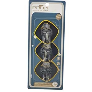 IVORY YAPIŞKANLI ASKI 3LÜ ASK162 *360