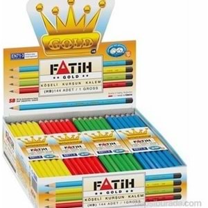 FATİH MERCANLI GOLD KURŞUN KALEM *12 *24